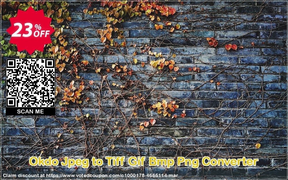 Okdo Jpeg to Tiff Gif Bmp Png Converter Coupon, discount Okdo Jpeg to Tiff Gif Bmp Png Converter stirring offer code 2024. Promotion: stirring offer code of Okdo Jpeg to Tiff Gif Bmp Png Converter 2024