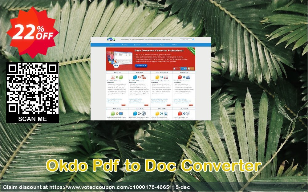 Okdo Pdf to Doc Converter voted-on promotion codes