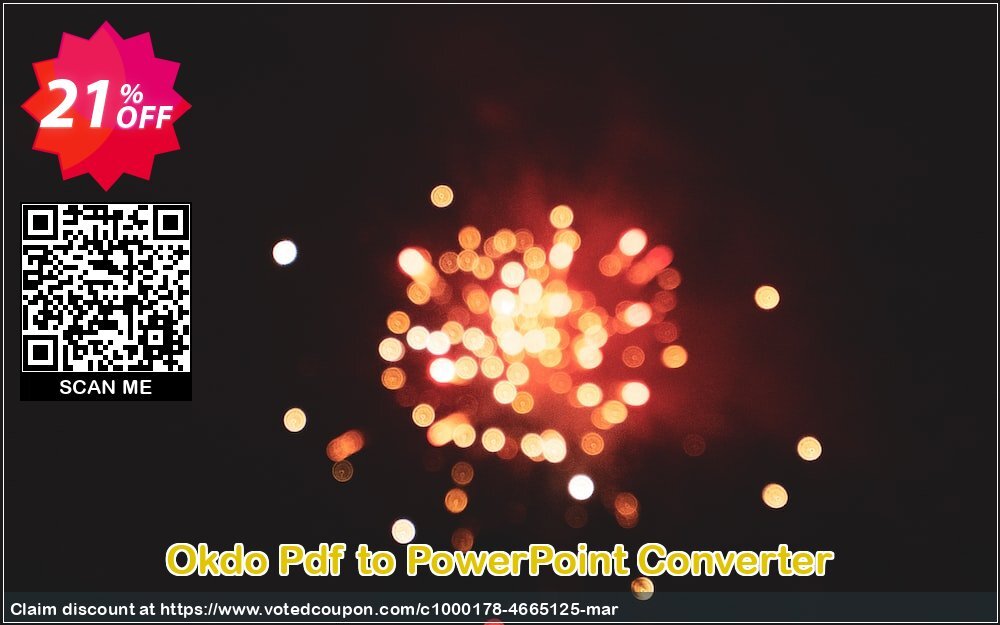 Okdo Pdf to PowerPoint Converter Coupon, discount Okdo Pdf to PowerPoint Converter super promotions code 2024. Promotion: super promotions code of Okdo Pdf to PowerPoint Converter 2024