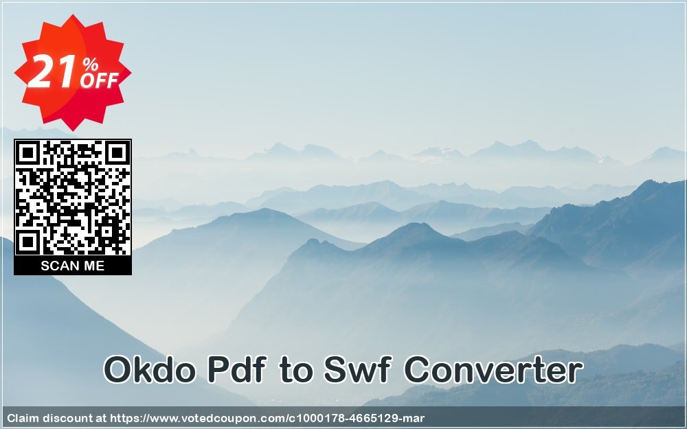 Okdo Pdf to Swf Converter Coupon Code Apr 2024, 21% OFF - VotedCoupon