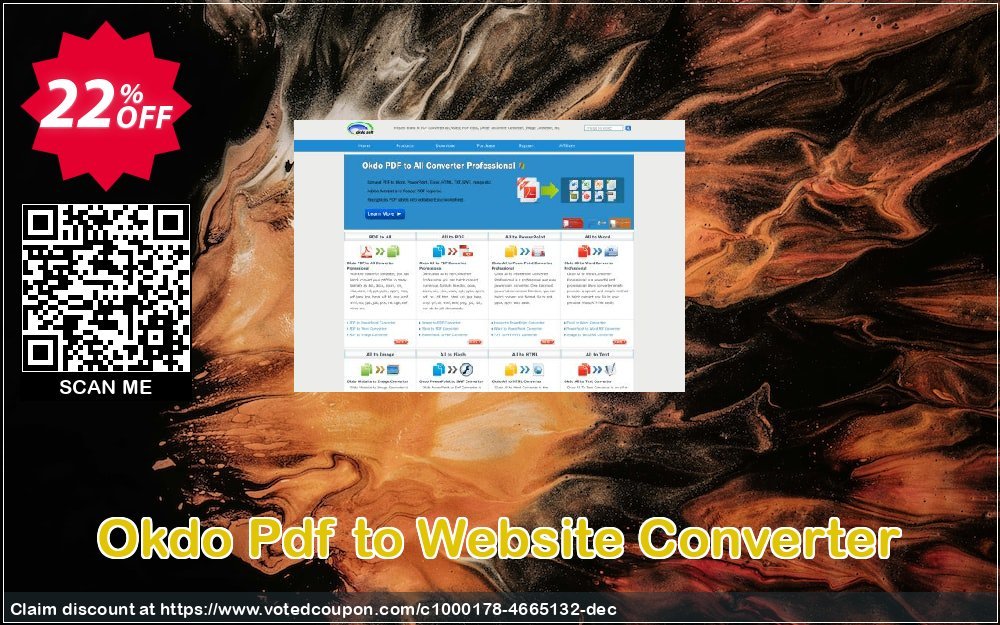 Okdo Pdf to Website Converter Coupon, discount Okdo Pdf to Website Converter wonderful promotions code 2024. Promotion: wonderful promotions code of Okdo Pdf to Website Converter 2024