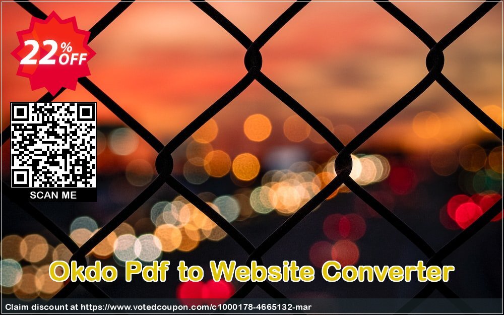 Okdo Pdf to Website Converter Coupon, discount Okdo Pdf to Website Converter wonderful promotions code 2024. Promotion: wonderful promotions code of Okdo Pdf to Website Converter 2024