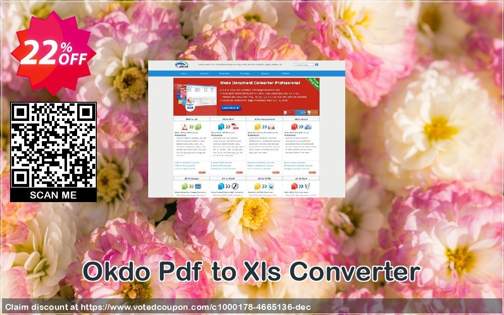 Okdo Pdf to Xls Converter Coupon, discount Okdo Pdf to Xls Converter imposing discount code 2024. Promotion: imposing discount code of Okdo Pdf to Xls Converter 2024