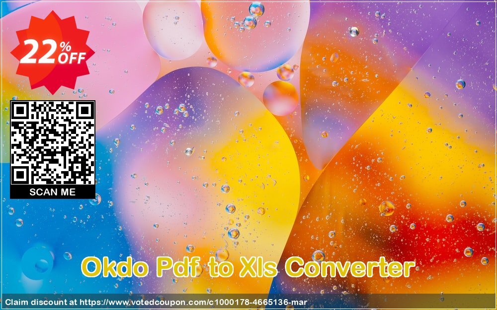 Okdo Pdf to Xls Converter Coupon, discount Okdo Pdf to Xls Converter imposing discount code 2024. Promotion: imposing discount code of Okdo Pdf to Xls Converter 2024