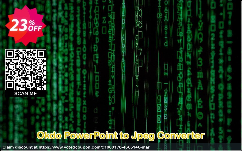 Okdo PowerPoint to Jpeg Converter Coupon, discount Okdo PowerPoint to Jpeg Converter awful promotions code 2024. Promotion: awful promotions code of Okdo PowerPoint to Jpeg Converter 2024