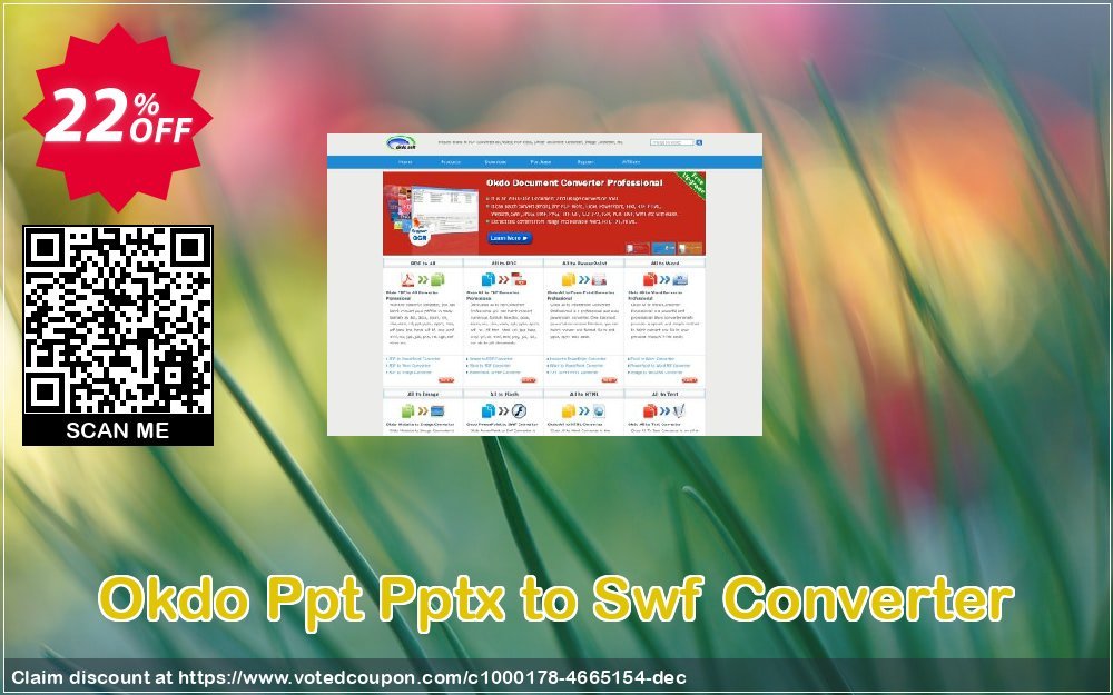 Okdo Ppt Pptx to Swf Converter Coupon, discount Okdo Ppt Pptx to Swf Converter awesome sales code 2024. Promotion: awesome sales code of Okdo Ppt Pptx to Swf Converter 2024