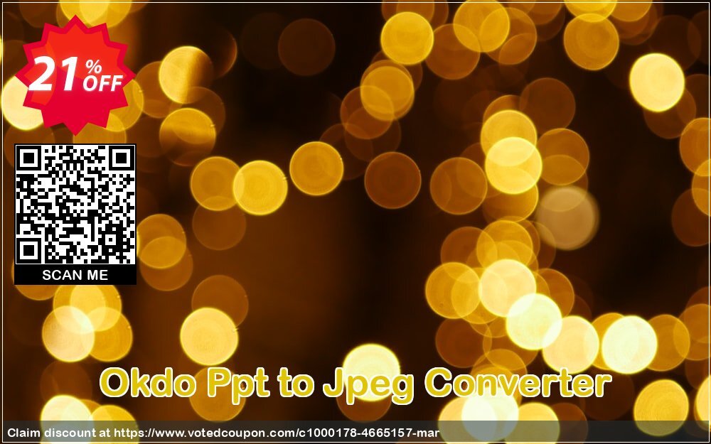 Okdo Ppt to Jpeg Converter Coupon, discount Okdo Ppt to Jpeg Converter stunning discount code 2024. Promotion: stunning discount code of Okdo Ppt to Jpeg Converter 2024