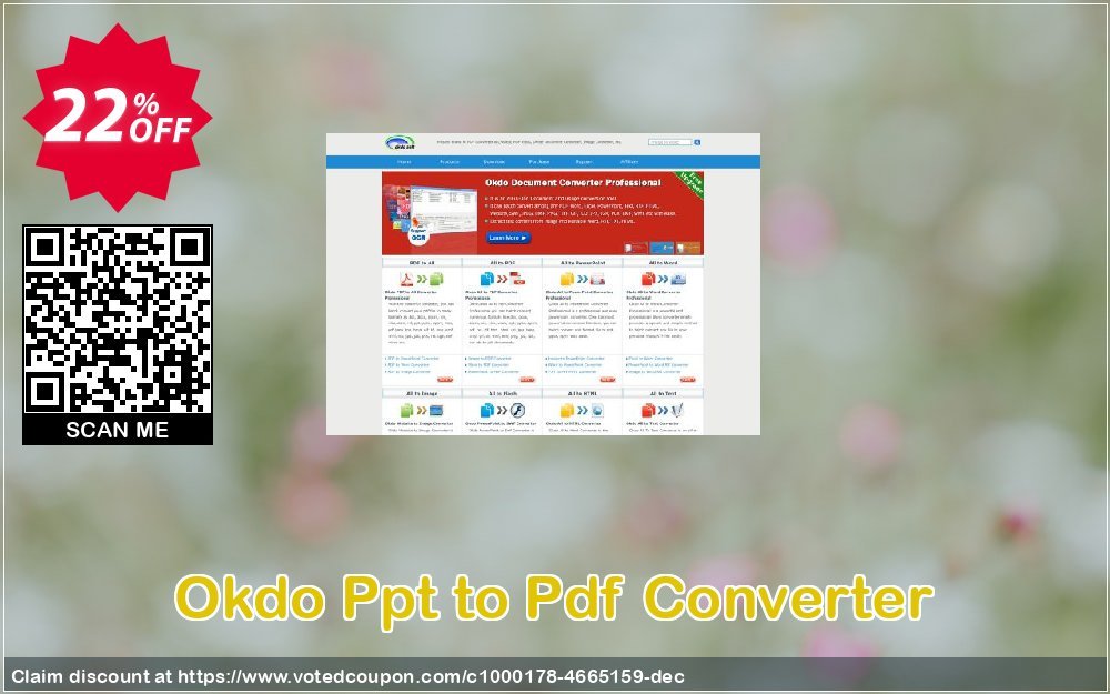 Okdo Ppt to Pdf Converter Coupon, discount Okdo Ppt to Pdf Converter imposing discounts code 2023. Promotion: imposing discounts code of Okdo Ppt to Pdf Converter 2023