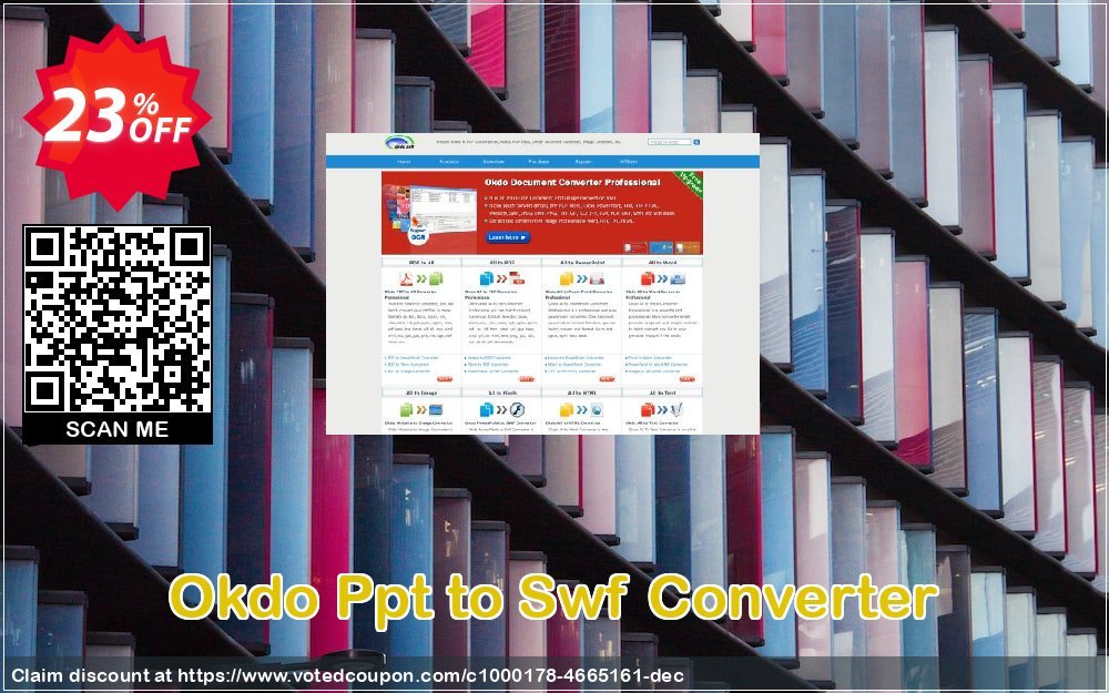 Okdo Ppt to Swf Converter Coupon, discount Okdo Ppt to Swf Converter impressive sales code 2023. Promotion: impressive sales code of Okdo Ppt to Swf Converter 2023