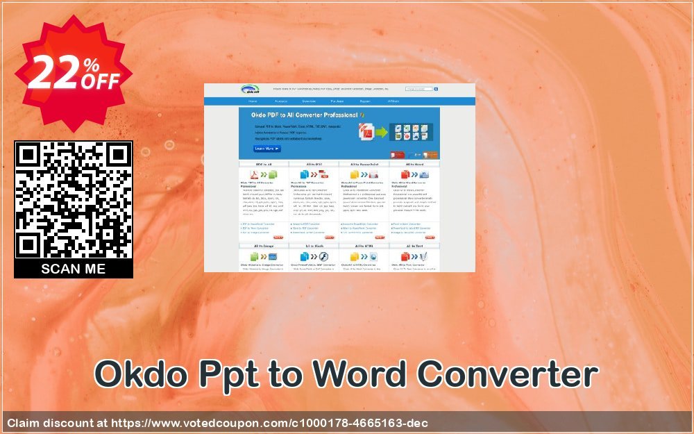 Okdo Ppt to Word Converter Coupon, discount Okdo Ppt to Word Converter fearsome offer code 2024. Promotion: fearsome offer code of Okdo Ppt to Word Converter 2024