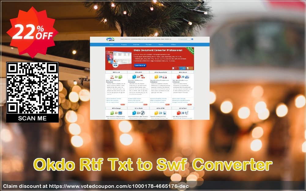Okdo Rtf Txt to Swf Converter Coupon, discount Okdo Rtf Txt to Swf Converter exclusive deals code 2024. Promotion: exclusive deals code of Okdo Rtf Txt to Swf Converter 2024