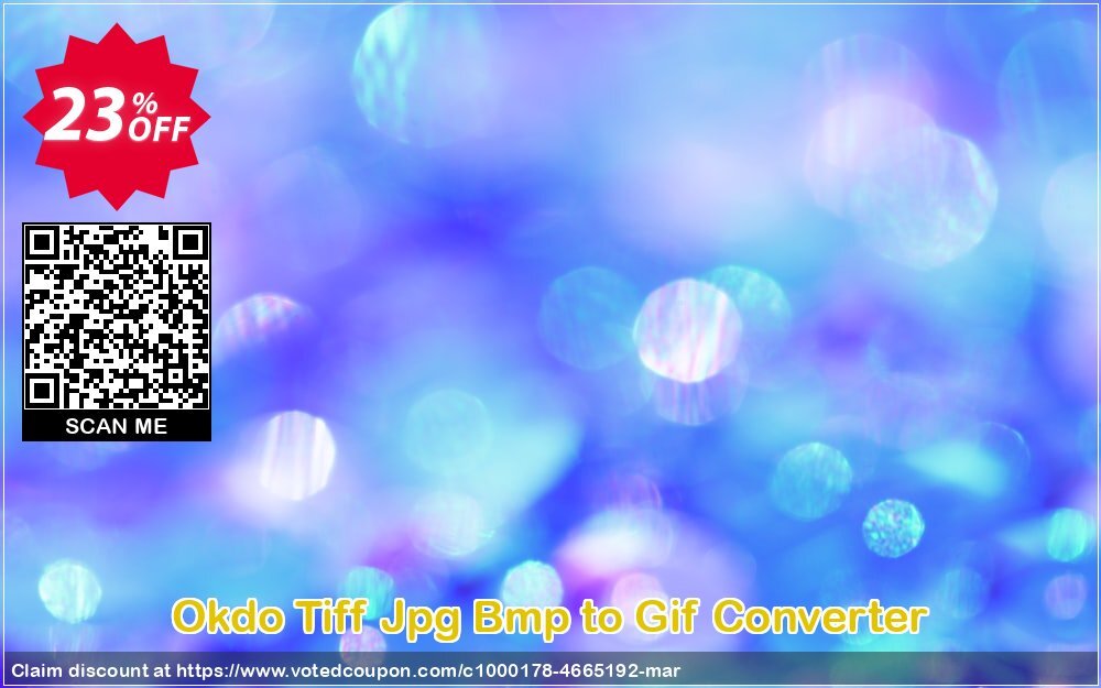 Okdo Tiff Jpg Bmp to Gif Converter Coupon, discount Okdo Tiff Jpg Bmp to Gif Converter awful discount code 2024. Promotion: awful discount code of Okdo Tiff Jpg Bmp to Gif Converter 2024