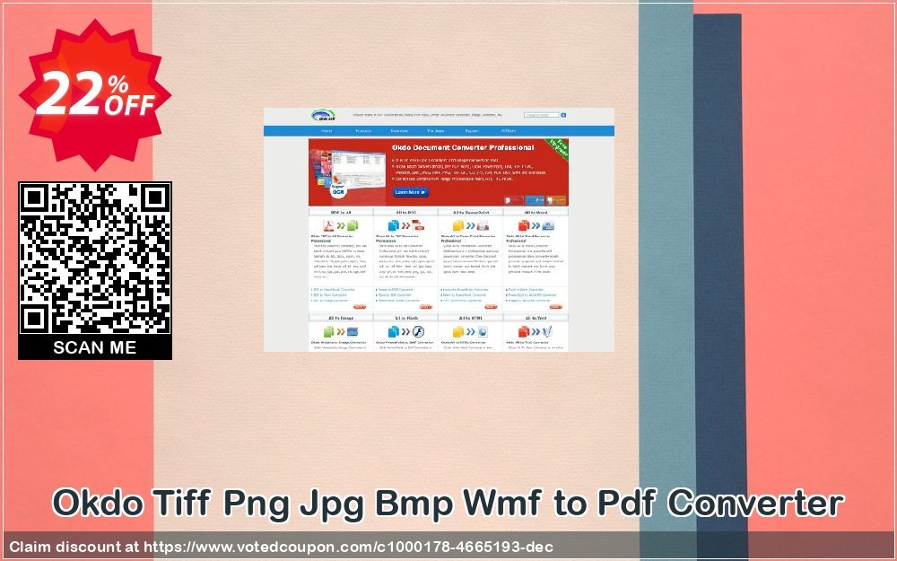 Okdo Tiff Png Jpg Bmp Wmf to Pdf Converter Coupon Code Apr 2024, 22% OFF - VotedCoupon