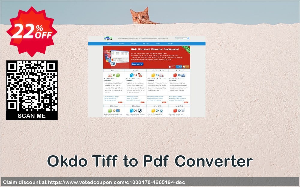 Okdo Tiff to Pdf Converter Coupon, discount Okdo Tiff to Pdf Converter super discounts code 2024. Promotion: super discounts code of Okdo Tiff to Pdf Converter 2024