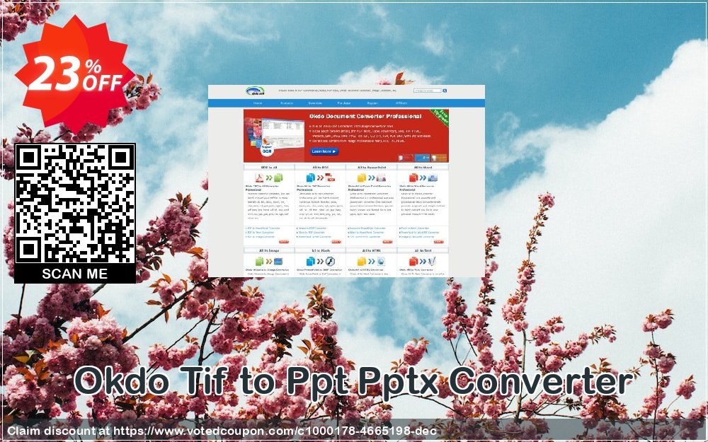 Okdo Tif to Ppt Pptx Converter Coupon, discount Okdo Tif to Ppt Pptx Converter special offer code 2024. Promotion: special offer code of Okdo Tif to Ppt Pptx Converter 2024