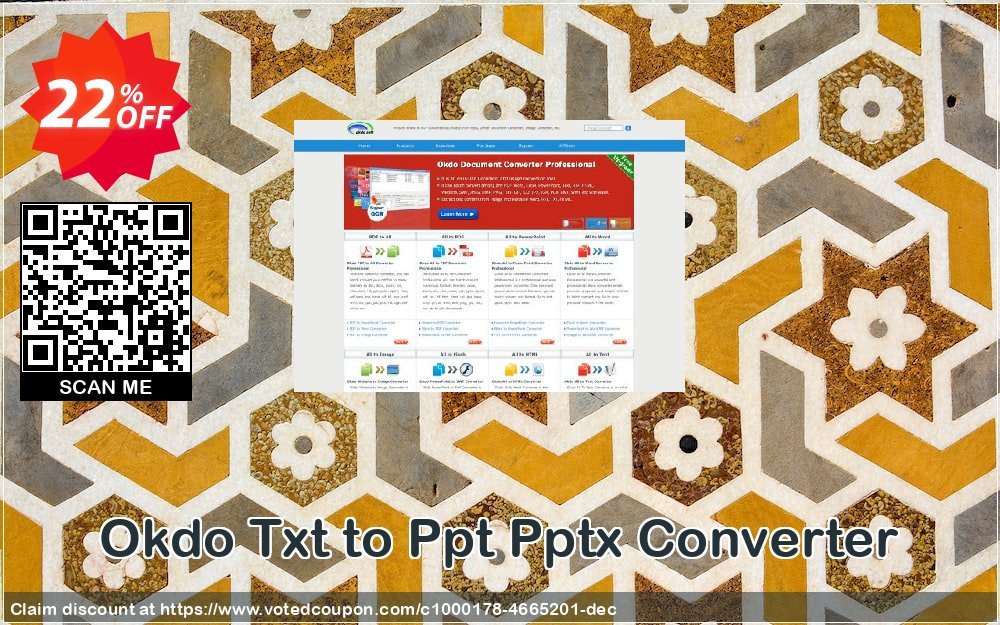 Okdo Txt to Ppt Pptx Converter Coupon, discount Okdo Txt to Ppt Pptx Converter wonderful discounts code 2023. Promotion: wonderful discounts code of Okdo Txt to Ppt Pptx Converter 2023