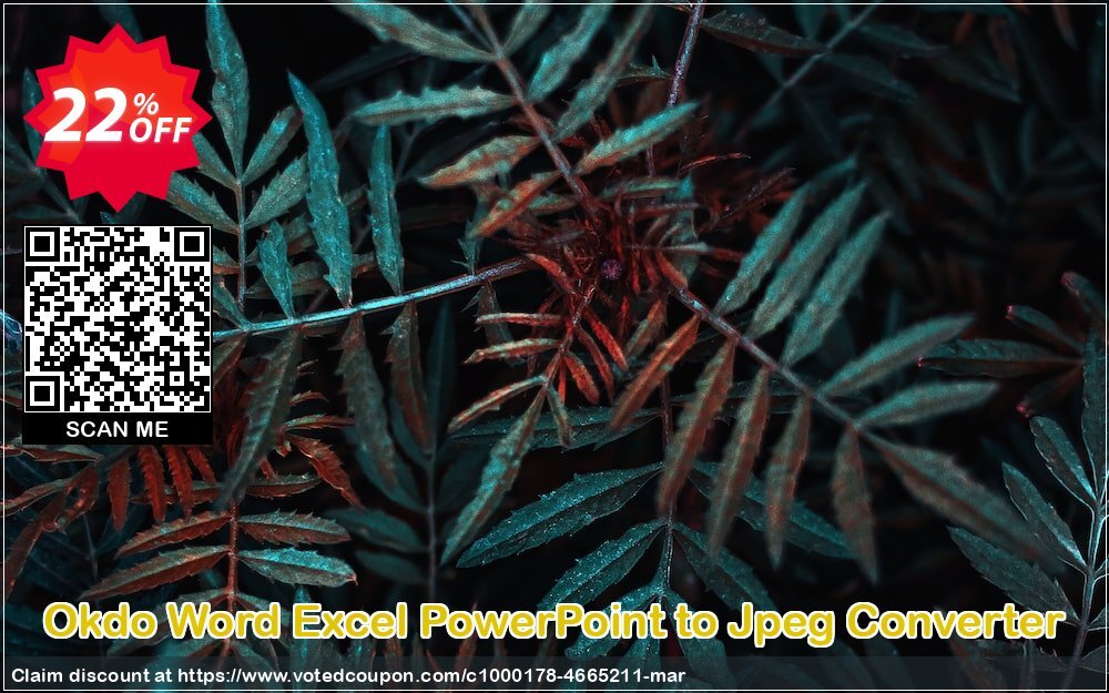 Okdo Word Excel PowerPoint to Jpeg Converter Coupon Code Jun 2024, 22% OFF - VotedCoupon