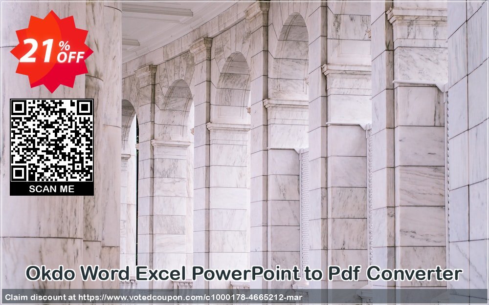 Okdo Word Excel PowerPoint to Pdf Converter Coupon Code Apr 2024, 21% OFF - VotedCoupon