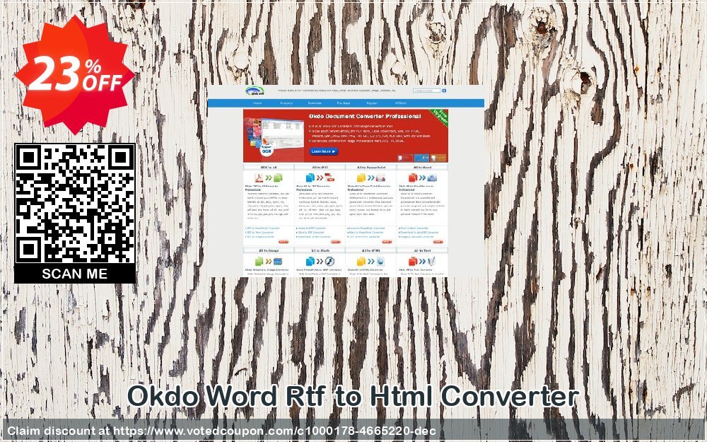 Okdo Word Rtf to Html Converter Coupon, discount Okdo Word Rtf to Html Converter hottest discount code 2024. Promotion: hottest discount code of Okdo Word Rtf to Html Converter 2024