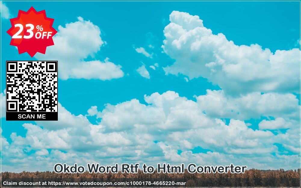 Okdo Word Rtf to Html Converter Coupon, discount Okdo Word Rtf to Html Converter hottest discount code 2024. Promotion: hottest discount code of Okdo Word Rtf to Html Converter 2024