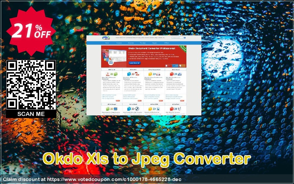 Okdo Xls to Jpeg Converter Coupon, discount Okdo Xls to Jpeg Converter imposing promo code 2024. Promotion: imposing promo code of Okdo Xls to Jpeg Converter 2024