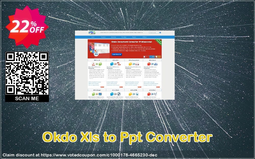 Okdo Xls to Ppt Converter Coupon Code May 2024, 22% OFF - VotedCoupon