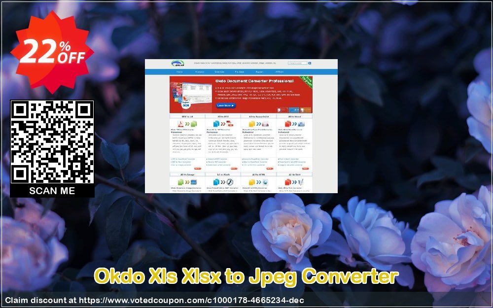 Okdo Xls Xlsx to Jpeg Converter Coupon Code Apr 2024, 22% OFF - VotedCoupon