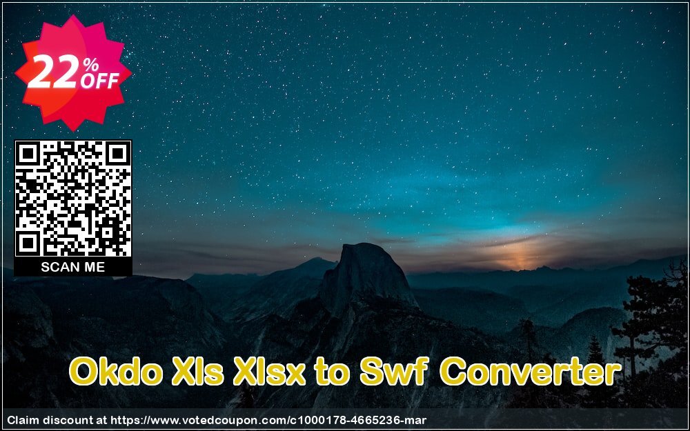 Okdo Xls Xlsx to Swf Converter Coupon Code Apr 2024, 22% OFF - VotedCoupon