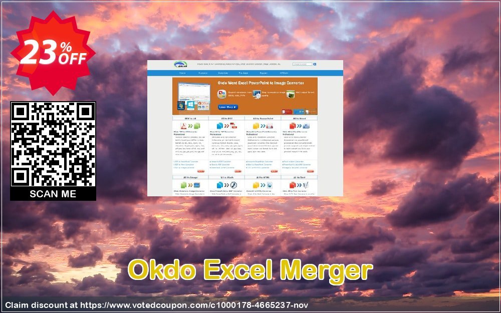 Okdo Excel Merger Coupon, discount Okdo Excel Merger awful promotions code 2023. Promotion: awful promotions code of Okdo Excel Merger 2023