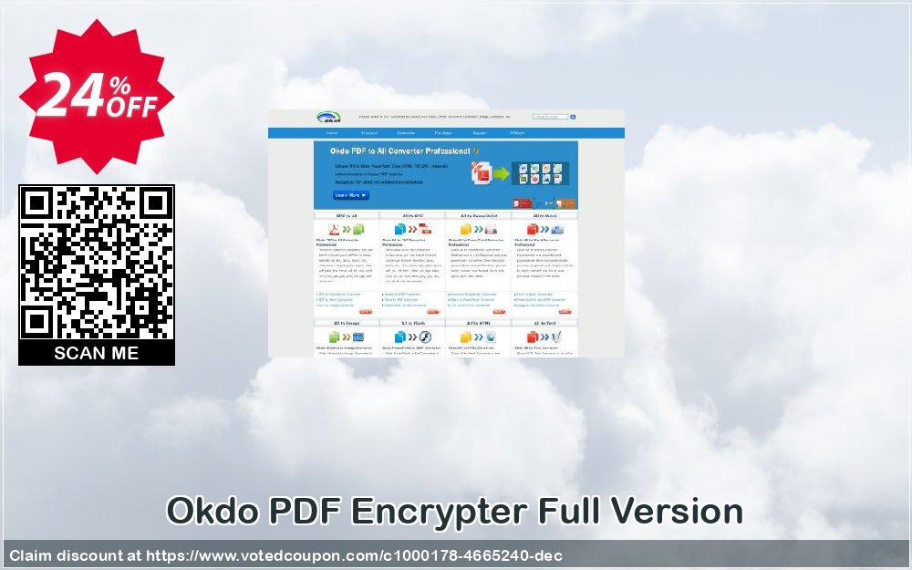 Okdo PDF Encrypter Full Version Coupon, discount Okdo PDF Encrypter Full Version super offer code 2024. Promotion: super offer code of Okdo PDF Encrypter Full Version 2024