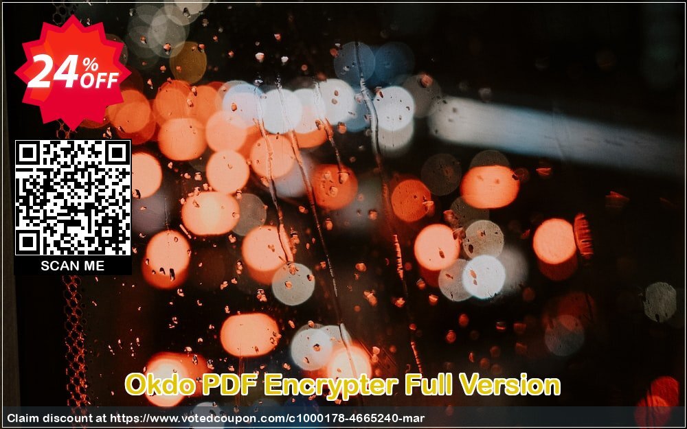 Okdo PDF Encrypter Full Version Coupon Code May 2024, 24% OFF - VotedCoupon