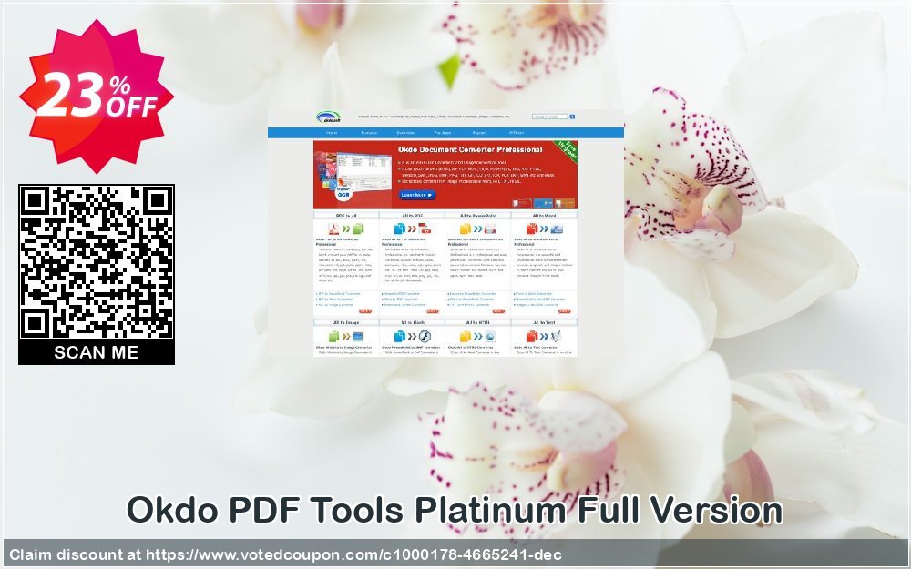 Okdo PDF Tools Platinum Full Version Coupon, discount Okdo PDF Tools Platinum Full Version best discount code 2024. Promotion: best discount code of Okdo PDF Tools Platinum Full Version 2024