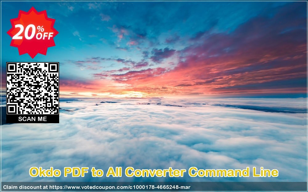 Okdo PDF to All Converter Command Line Coupon Code Apr 2024, 20% OFF - VotedCoupon