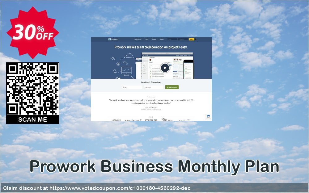 Prowork Business Monthly Plan Coupon, discount NGOs and Social Enterprises. Promotion: best discounts code of Prowork Business Monthly Plan 2023