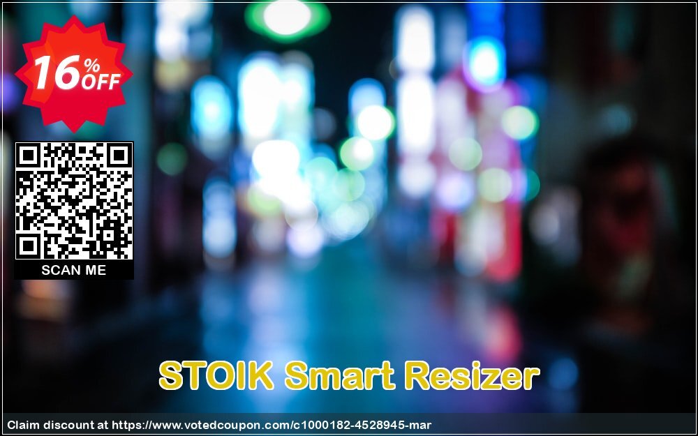 STOIK Smart Resizer Coupon, discount STOIK Promo. Promotion: hottest promo code of STOIK Smart Resizer 2024