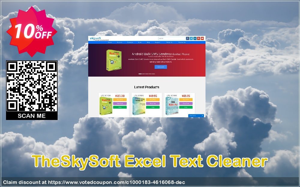 TheSkySoft Excel Text Cleaner Coupon, discount 10%Discount. Promotion: big discounts code of Excel Text Cleaner 2024