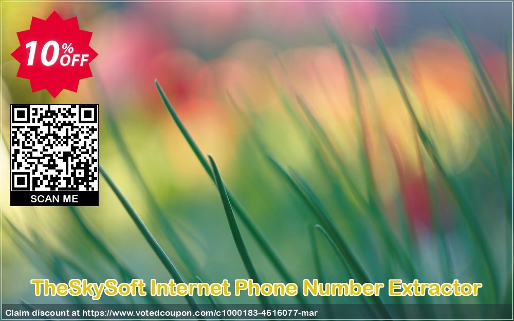 TheSkySoft Internet Phone Number Extractor Coupon, discount 10%Discount. Promotion: imposing sales code of Internet Phone Number Extractor 2024