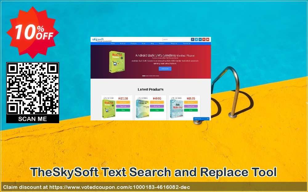 TheSkySoft Text Search and Replace Tool Coupon, discount 10%Discount. Promotion: dreaded discounts code of Text Search and Replace Tool 2023