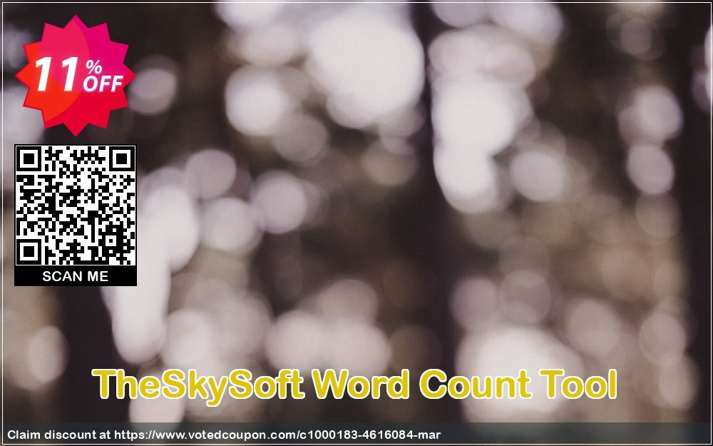 TheSkySoft Word Count Tool Coupon, discount 10%Discount. Promotion: marvelous sales code of Word Count Tool 2024