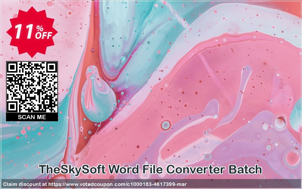 TheSkySoft Word File Converter Batch Coupon Code Apr 2024, 11% OFF - VotedCoupon