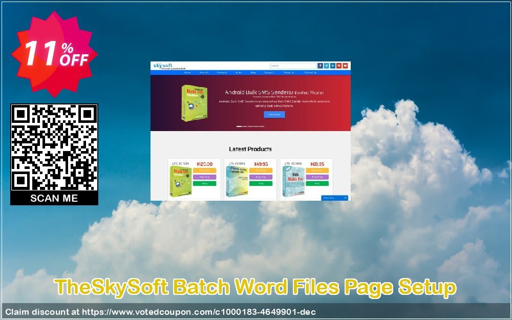 TheSkySoft Batch Word Files Page Setup Coupon, discount 10%Discount. Promotion: big sales code of Batch Word Files Page Setup 2024
