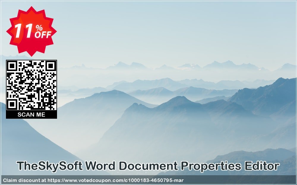 TheSkySoft Word Document Properties Editor Coupon, discount 10%Discount. Promotion: amazing discounts code of Word Document Properties Editor 2024