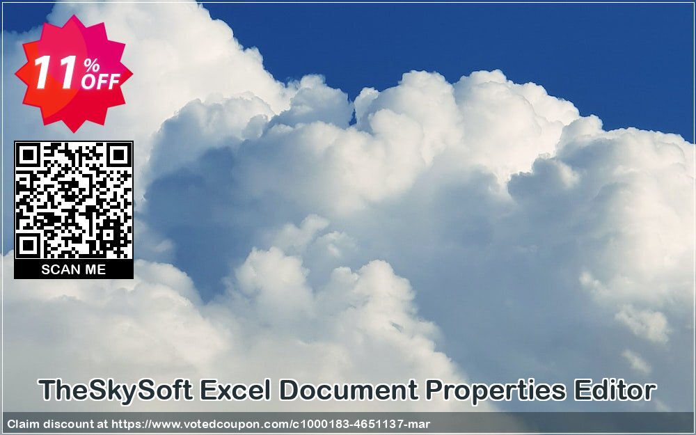 TheSkySoft Excel Document Properties Editor Coupon Code Apr 2024, 11% OFF - VotedCoupon