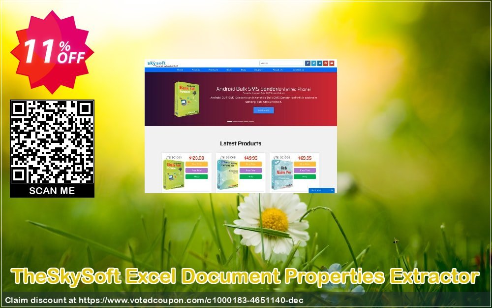 TheSkySoft Excel Document Properties Extractor Coupon, discount 10%Discount. Promotion: amazing sales code of Excel Document Properties Extractor 2023