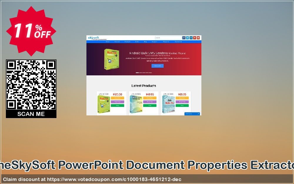 TheSkySoft PowerPoint Document Properties Extractor Coupon, discount 10%Discount. Promotion: big offer code of PowerPoint Document Properties Extractor 2024