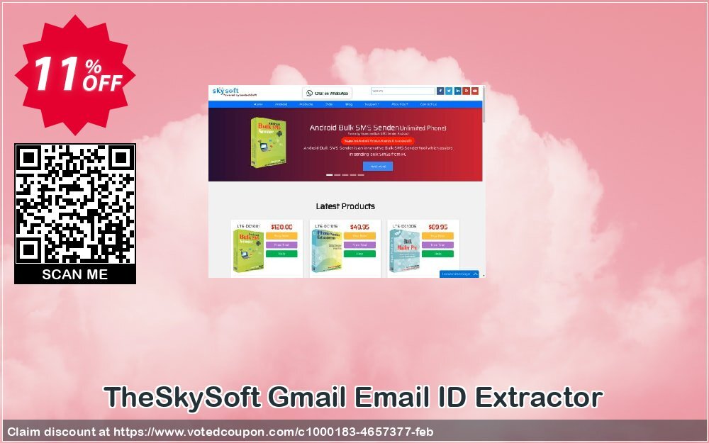 TheSkySoft Gmail Email ID Extractor Coupon, discount 10%Discount. Promotion: hottest sales code of Gmail Email ID Extractor 2024