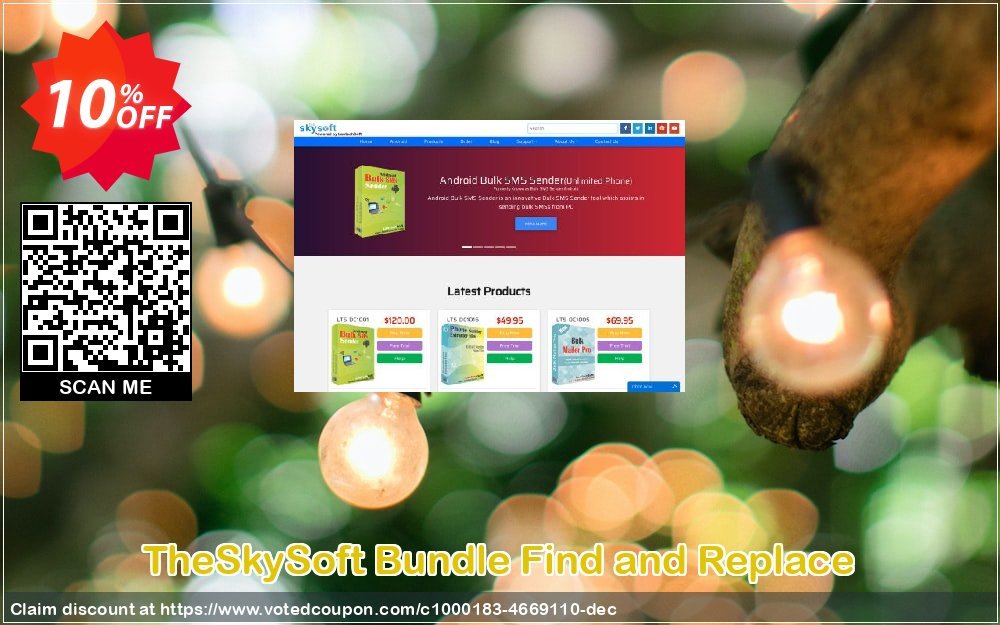 TheSkySoft Bundle Find and Replace Coupon, discount 10%Discount. Promotion: awesome deals code of Bundle Find and Replace 2024
