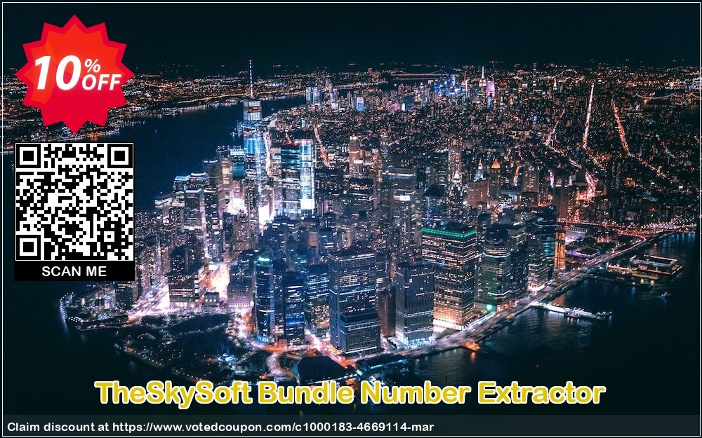 TheSkySoft Bundle Number Extractor Coupon, discount 10%Discount. Promotion: staggering discounts code of Bundle Number Extractor 2024