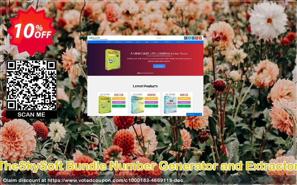 TheSkySoft Bundle Number Generator and Extractor Coupon, discount 10%Discount. Promotion: stirring sales code of Bundle Number Generator and Extractor 2024