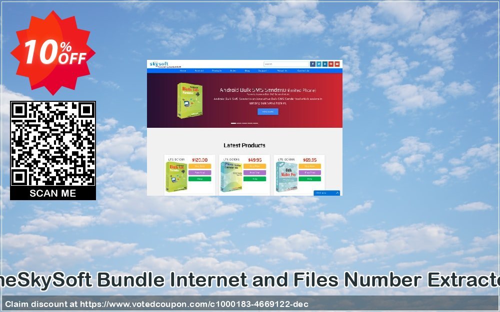 TheSkySoft Bundle Internet and Files Number Extractor Coupon, discount 10%Discount. Promotion: marvelous promotions code of Bundle Internet and Files Number Extractor 2024